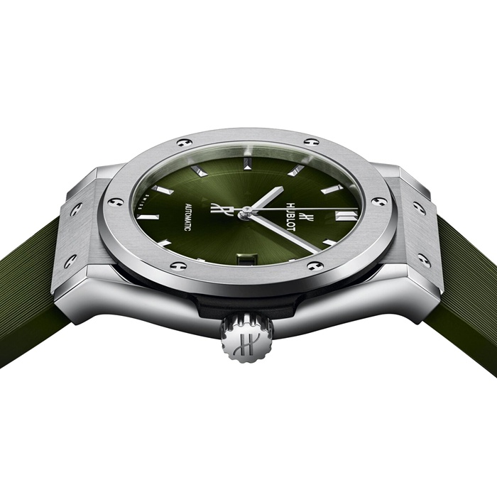 Hublot Classic Fusion Titanio Verde 42mm 542.NX.8970.RX - immagine 4