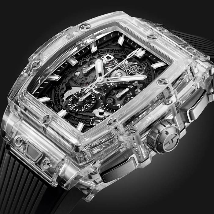Hublot Spirit Of Big Bang Magic Sapphire 42mm Orologi Uomo 642.JX.0170.RX - immagine 3