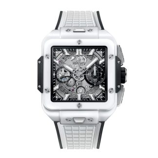 Hublot Square Bang Unico Ceramica Bianca 42mm 821.HX.0170.RX