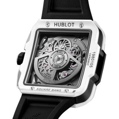 Hublot Square Bang Unico Ceramica Bianca 42mm 821.HX.0170.RX - immagine 5