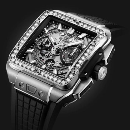 Hublot Square Bang Unico Titanio Diamanti 42mm 821.NX.0170.RX.1204 - immagine 3