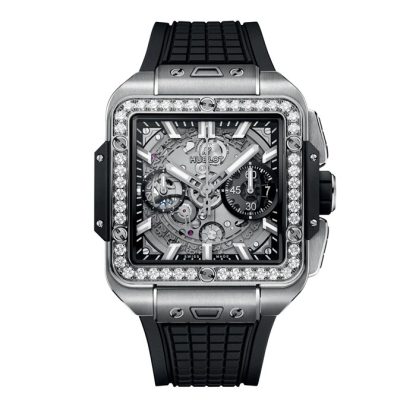 Hublot Square Bang Unico Titanio Diamanti 42mm 821.NX.0170.RX.1204