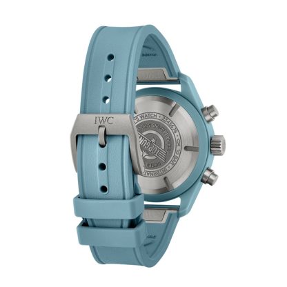 IWC Pilot Automatic Edizione Limitata 41mm Uomo Orologio Cinturino Tessuto Blu IW389409 - immagine 4