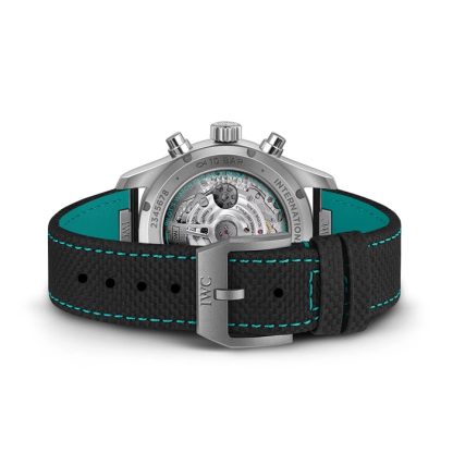 IWC Pilot Chronograph Mercedes AMG Petronas Formula One Team 41mm Uomo Orologio Nero IW388108 - immagine 4