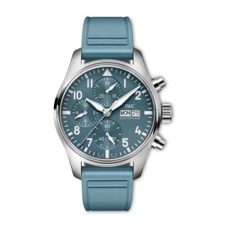 IWC Pilot Miramar Top Gun Automatic 41mm Uomo Orologio Cinturino in gomma blu IW388117