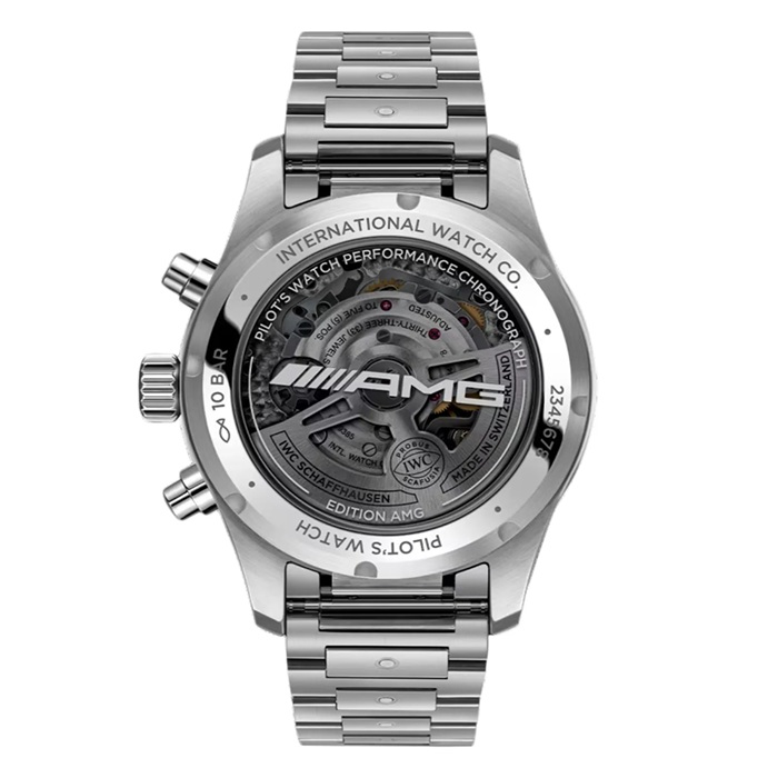 IWC Pilot Performance Chronograph 41mm AMG Orologio da uomo in titanio nero IW388304 - immagine 2