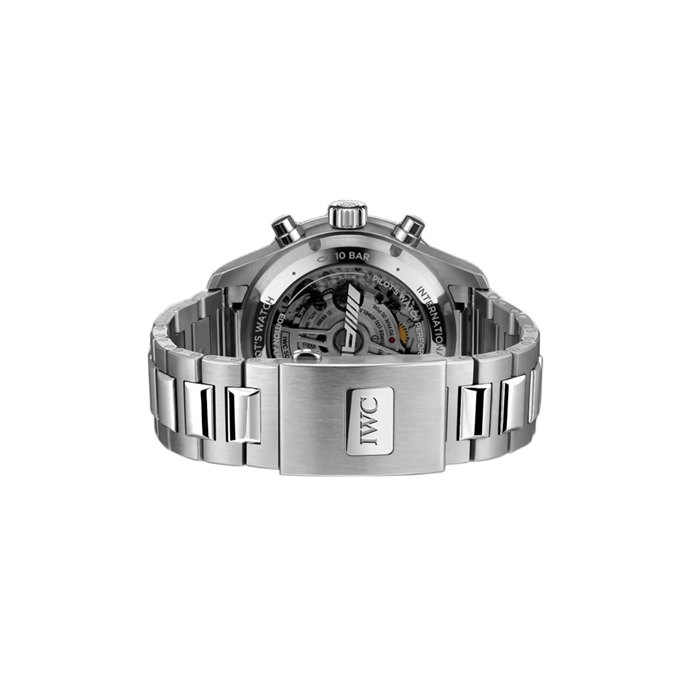 IWC Pilot Performance Chronograph 41mm AMG Orologio da uomo in titanio nero IW388304 - immagine 4