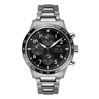IWC Pilot Performance Chronograph 41mm AMG Orologio da uomo in titanio nero IW388304