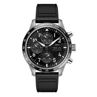 IWC Pilot Performance Cronografo 41mm AMG Uomo Orologio in gomma nera IW388305