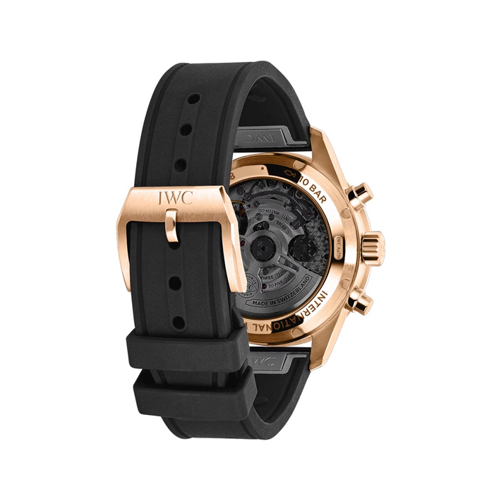 IWC Pilot's Performance Chronograph 41mm Uomo Orologio in gomma nera IW388309 - immagine 4
