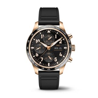 IWC Pilot's Performance Chronograph 41mm Uomo Orologio in gomma nera IW388309