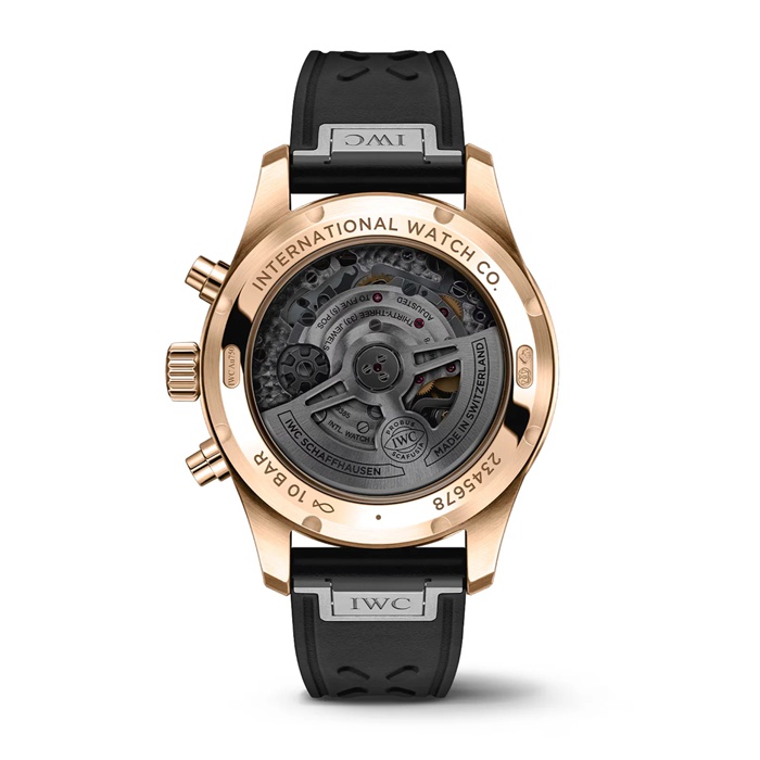 IWC Pilot's Performance Chronograph 41mm Uomo Orologio in gomma nera IW388309 - immagine 5