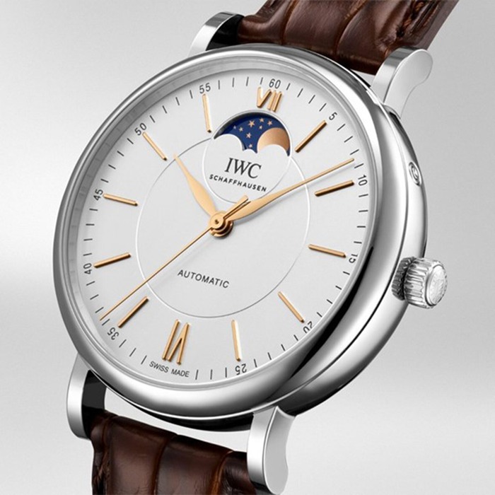 IWC Portofino Automatic Moon Phase 40mm Orologio da Uomo IW459401 - immagine 3