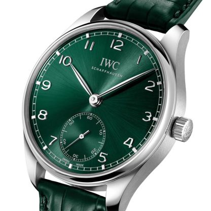 IWC Portugieser Automatic 40mm Orologio Uomo Verde IW358310 - immagine 3