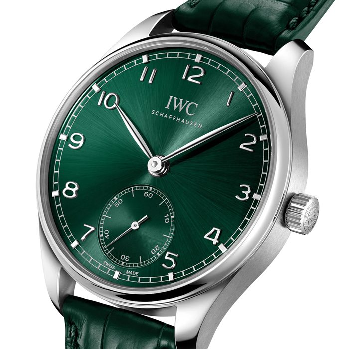 IWC Portugieser Automatic 40mm Orologio Uomo Verde IW358310 - immagine 3