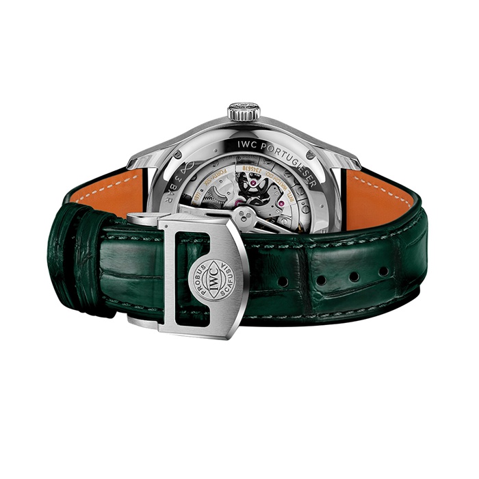 IWC Portugieser Automatic 42mm Orologio Uomo Verde IW344207 - immagine 4