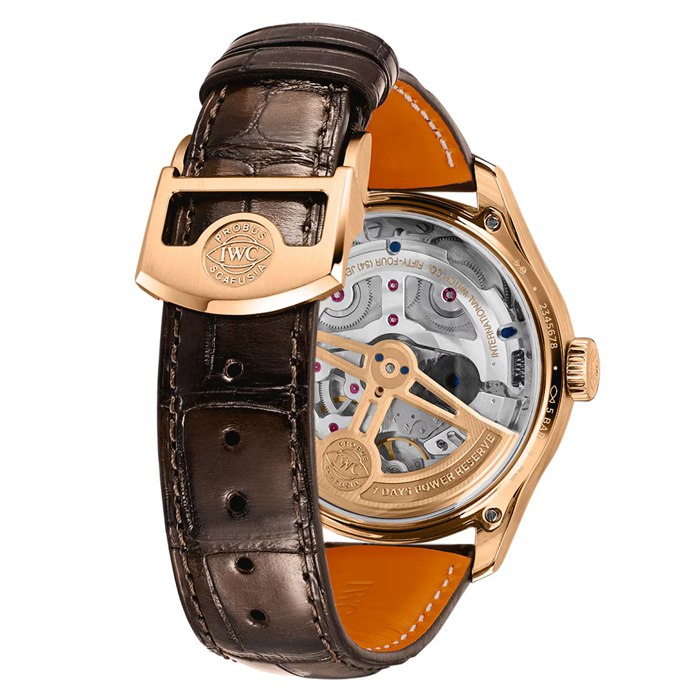 IWC Portugieser Calendario Perpetuo 44 Argento Luna IW503701 - immagine 4