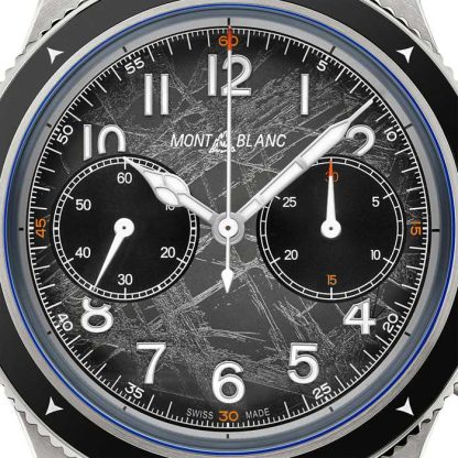 Montblanc 1858 Cronografo Automatico 0 Ossigeno L'8000 42mm Orologio Uomo 130983 - immagine 5