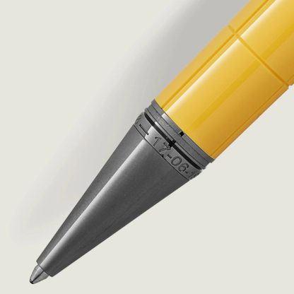 Montblanc Grandi Personaggi Enzo Ferrari Edizione Speciale Giallo Modena Penna a sfera 130663 - immagine 2