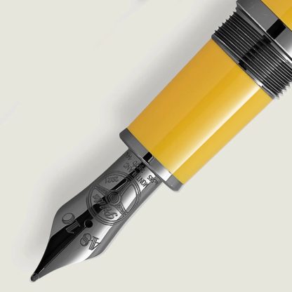 Montblanc Grandi Personaggi Enzo Ferrari Edizione Speciale Giallo Modena Stilografica 130661 - immagine 2