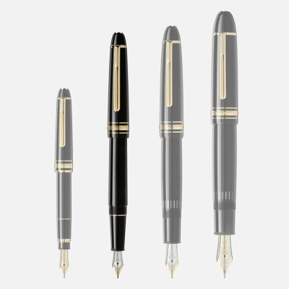 Montblanc Meisterstuck Stilografica rivestita in oro 132464 - immagine 4