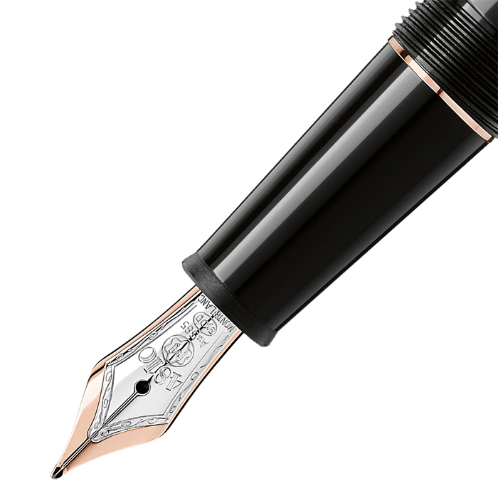 Montblanc Meisterstuck stilografica rivestita in oro rosa 132485 - immagine 2