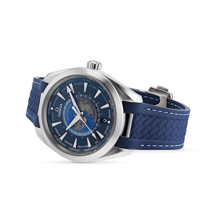 Omega Aqua Terra 150M CoAxial Master Chronometer GMT Worldtimer 43mm O22012432203001 - immagine 2