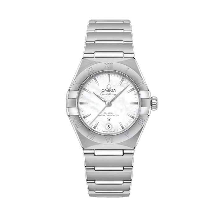 Omega Constellation 29mm acciaio su acciaio Orologio da donna O13110292005001