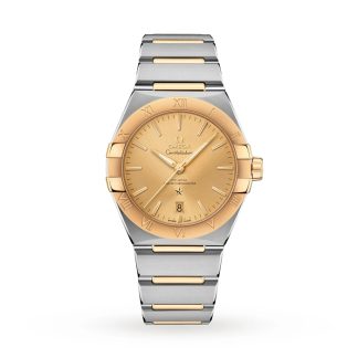 Omega Constellation 39 mm acciaio - oro giallo su acciaio - oro giallo O13120392008001