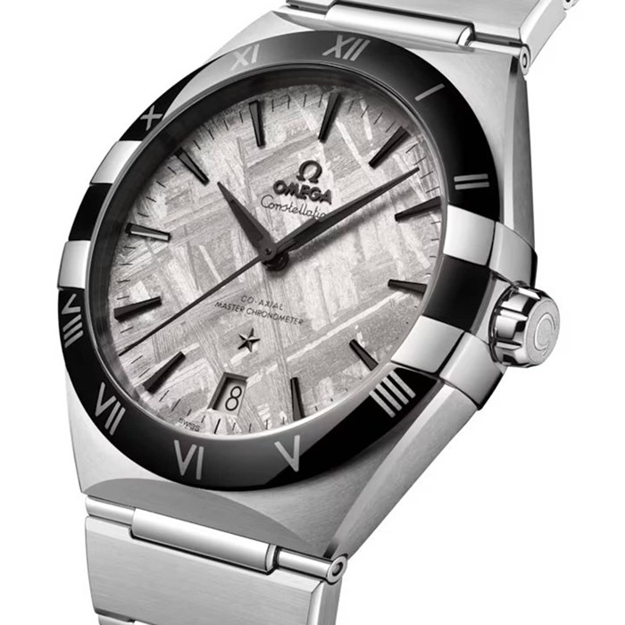Omega Constellation 41 mm acciaio su acciaio O13130412199001 - immagine 5