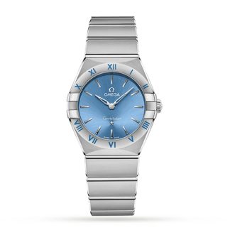 Omega Constellation Co-Axial 28mm Orologio da donna blu O13110286003001