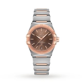 Omega Constellation Co-Axial 36mm Orologio Uomo Marrone O13120362013001