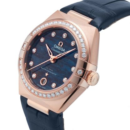 Omega Constellation Co-Axial Master Chronometer 29mm Ladies Watch Blu O13158292099006 - immagine 5