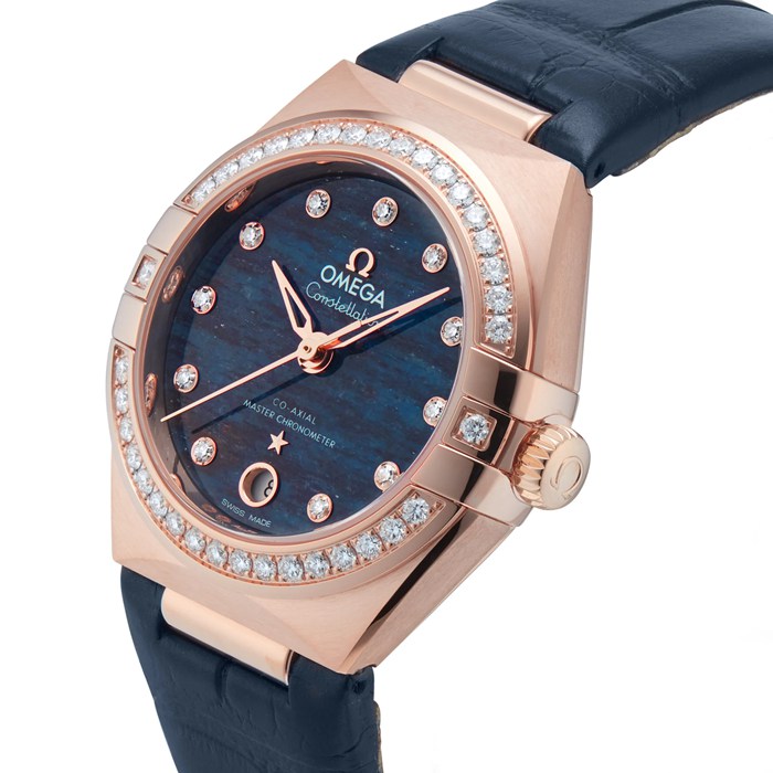 Omega Constellation Co-Axial Master Chronometer 29mm Ladies Watch Blu O13158292099006 - immagine 5
