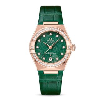 Omega Constellation Co-Axial Master Chronometer 29mm Ladies Watch Verde O13158292099004