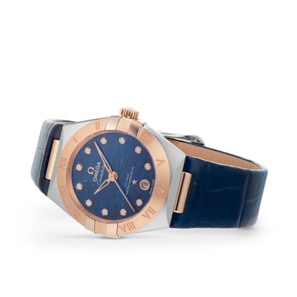 Omega Constellation Co-Axial Master Chronometer 29mm Orologio da donna blu O13123292099003 - immagine 3
