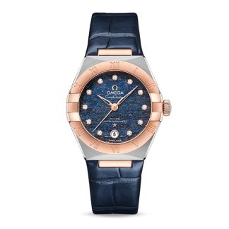 Omega Constellation Co-Axial Master Chronometer 29mm Orologio da donna blu O13123292099003