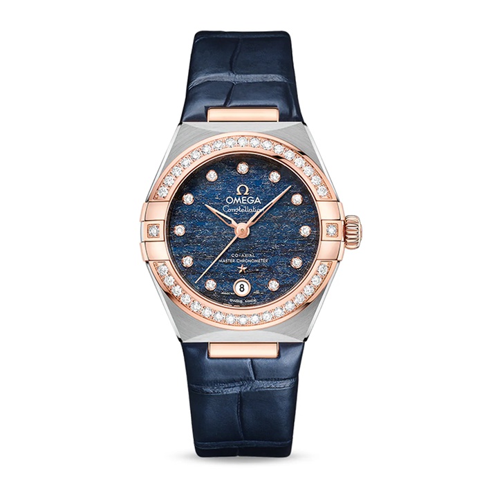 Omega Constellation Co-Axial Master Chronometer 29mm Orologio da donna blu O13128292099003