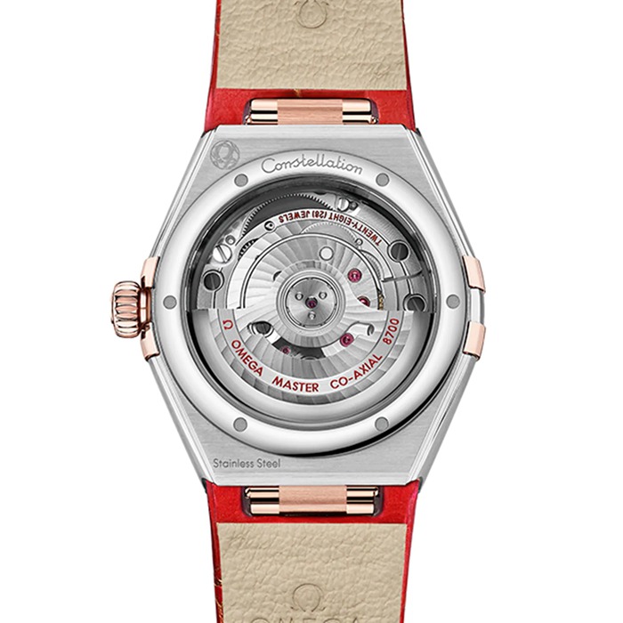 Omega Constellation Co-Axial Master Chronometer 29mm Orologio da donna rosso O13123292099002 - immagine 2