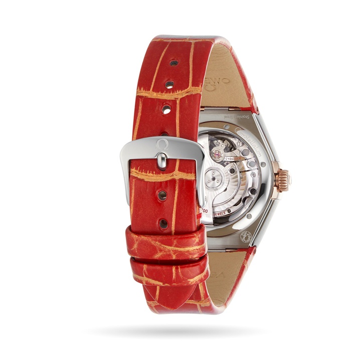 Omega Constellation Co-Axial Master Chronometer 29mm Orologio da donna rosso O13123292099002 - immagine 4