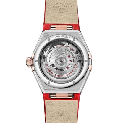 Omega Constellation Co-Axial Master Chronometer 29mm Orologio da donna rosso O13128292099002 - immagine 2
