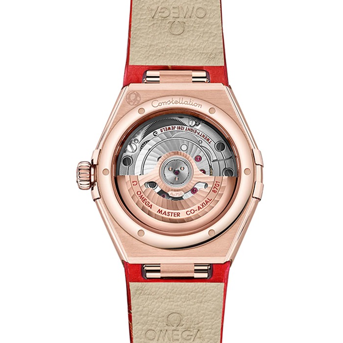 Omega Constellation Co-Axial Master Chronometer 29mm Orologio da donna rosso O13153292099003 - immagine 2