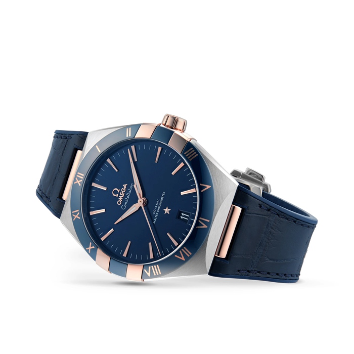 Omega Constellation Co-Axial Master Chronometer 41mm Orologio Uomo Blu O13123412103001 - immagine 3