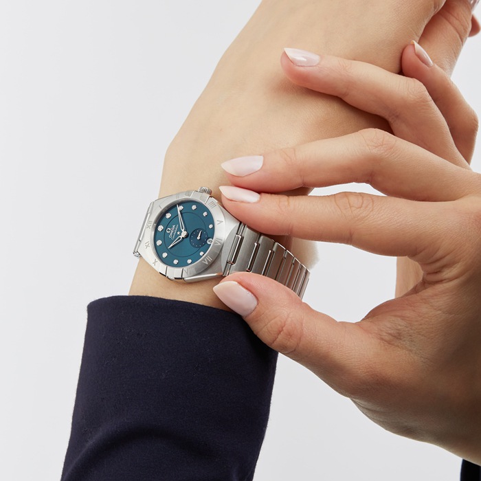 Omega Constellation Co-Axial Master Chronometer Piccoli secondi 34mm Orologio da donna O13110342053001 - immagine 3