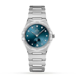 Omega Constellation Co-Axial Master Chronometer Piccoli secondi 34mm Orologio da donna O13110342053001