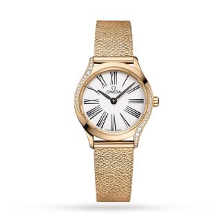 Omega De Ville Mini Trésor Quarzo 26mm Moonshine™ Oro O42855266004001