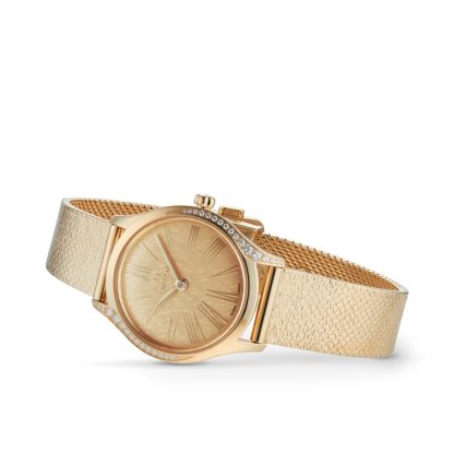 Omega De Ville Mini Trésor Quarzo 26mm Moonshine™ Oro O42855266099001 - immagine 3
