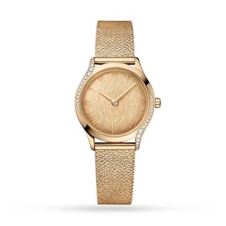 Omega De Ville Mini Trésor Quarzo 26mm Moonshine™ Oro O42855266099001