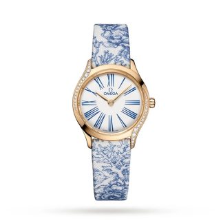 Omega De Ville Mini Trésor Quarzo 26mm Moonshine™ Oro O42857266004001