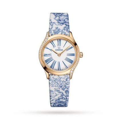 Omega De Ville Mini Trésor Quarzo 26mm Moonshine™ Oro O42857266004001